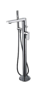 Напольный смеситель для ванны с душем Wasserkraft Dinkel 5821