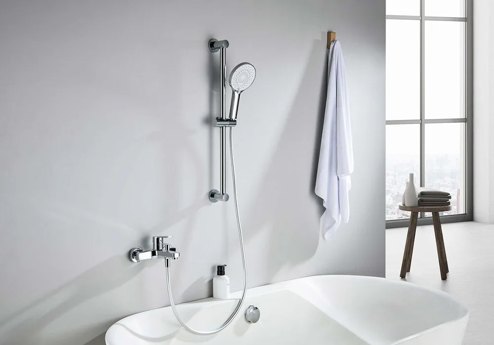 Смеситель для ванны с душем AQUATEK Лугано AQ1748CR, хром Sancos — официальный сайт