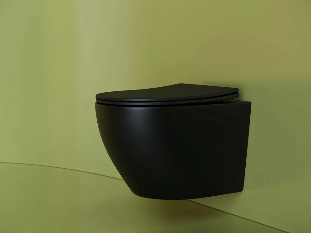 Унитаз подвесной Ceramicanova Uno Rimless CN11001MB Sancos — официальный сайт