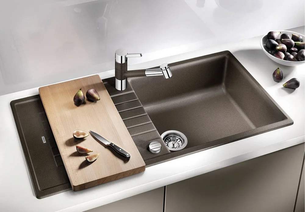 Мойка кухонная Blanco Zia XL 6S Compact 523282 кофе Sancos — официальный сайт