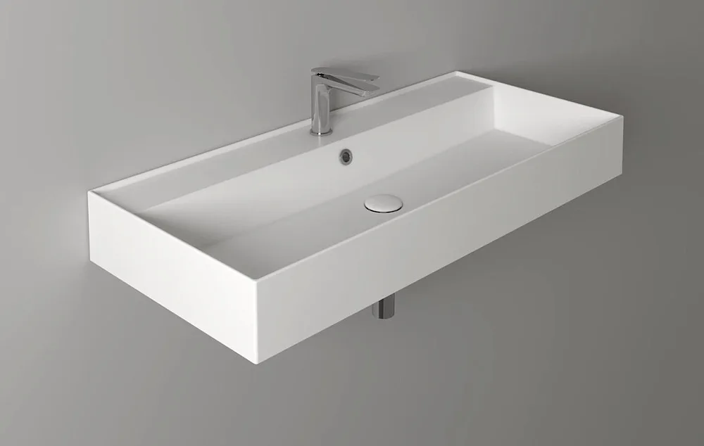Раковина Simas Agile AG101 bi*1 101x46 см Sancos — официальный сайт