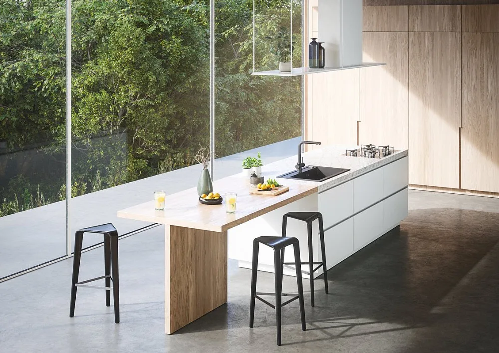 Смеситель для кухни Alveus Aquila 1139808 черный Sancos — официальный сайт