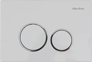Кнопка смыва Allen Brau Priority 9.20001.20 белая глянец