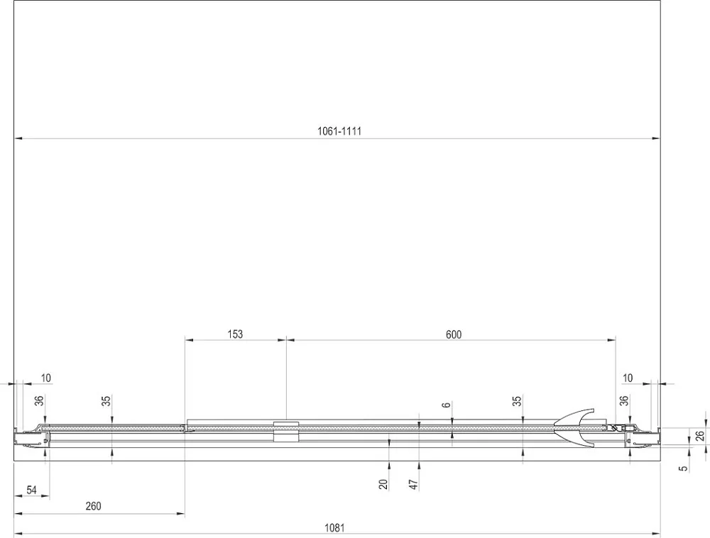 Душевая дверь в нишу Ravak Pivot PDOP2-110 Transparent, профиль хром Sancos — официальный сайт