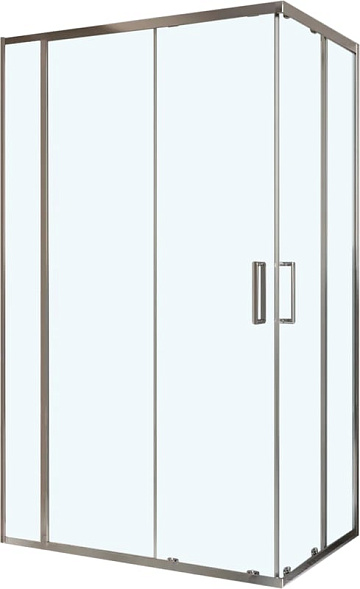 Душевой уголок BelBagno Luce AH-21-130/100-C-Cr профиль хром, стекло прозрачное