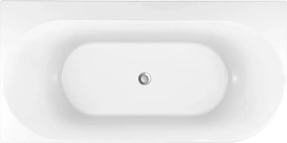 Акриловая ванна Allen Brau Priority 4 L 170x80 см, угловая, левая, пристенная, белая матовая, асимме Sancos — официальный сайт