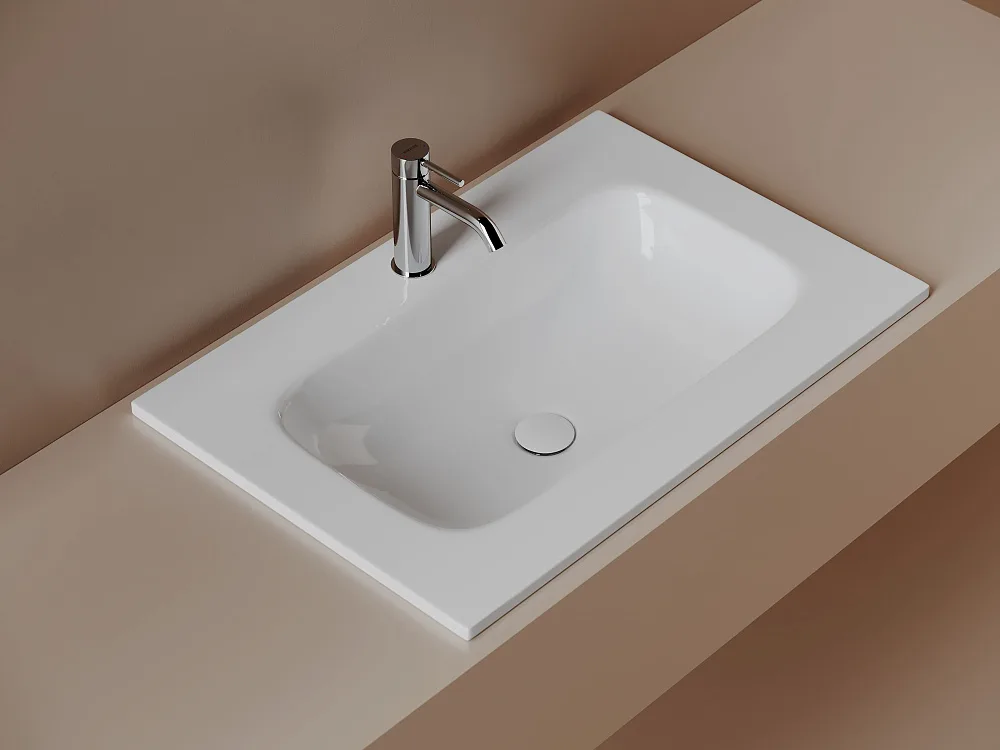 Мебельная раковина Ceramicanova Grace CN7031, белая Sancos — официальный сайт