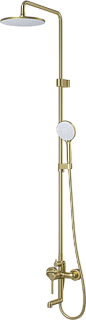 Душевая стойка IDDIS AIGMG3Fi06, золотой матовый
