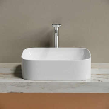Накладная раковина Ceramicanova Element CN6052 белая глянцевая