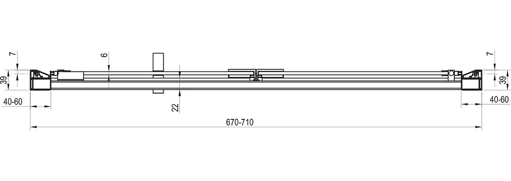 Душевая дверь в нишу Ravak Blix BLDZ2-70 Transparent, профиль хром Sancos — официальный сайт