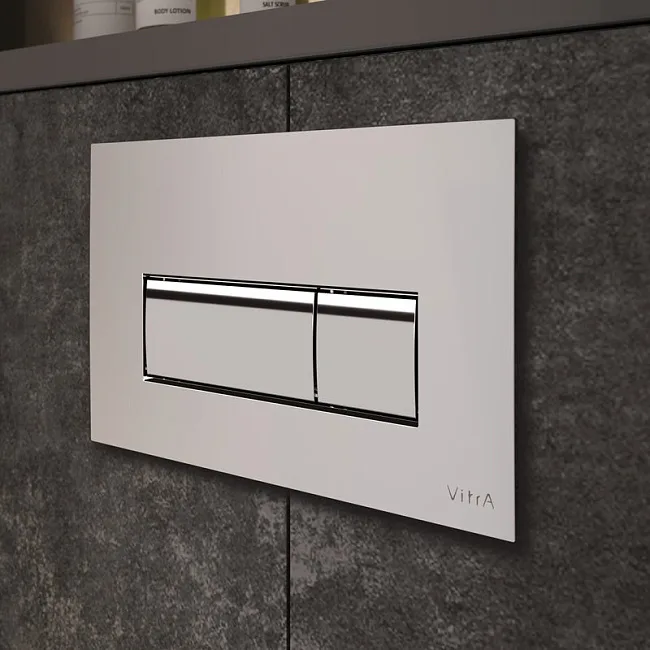 Кнопка смыва VitrA Root Square 740-2380 хром Sancos — Оригинал