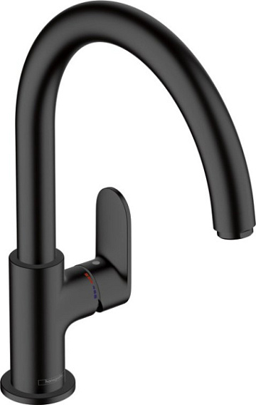 Смеситель для кухни Hansgrohe Vernis Blend M35 71870670 черный