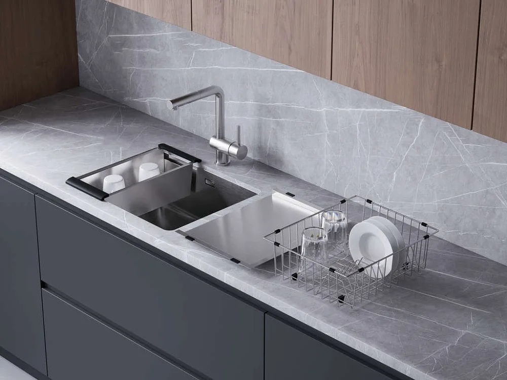 Мойка кухонная Omoikiri TADZAVA 54-U/I ULTRA-IN Sancos — официальный сайт