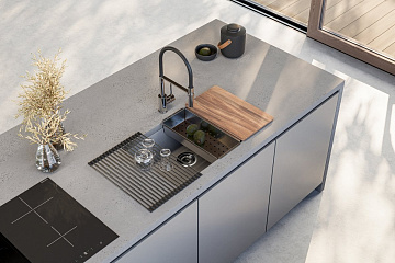 Мойка кухонная Alveus Omni Granital 40 concrete