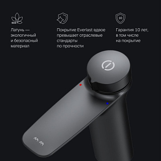 Смеситель для раковины AM.PM Inspire V2.0 F50A02522, черный