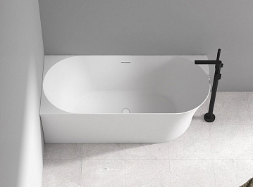 Акриловая ванна Abber 150x80 см, левая, AB9258-1.5 L