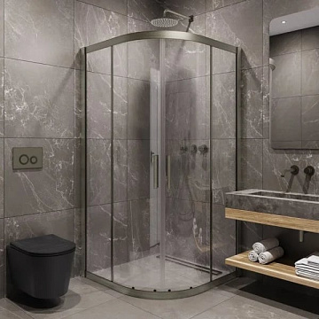 Душевой уголок Timo TPSS-100/13C-8 100x100 см, профиль никель, стекло прозрачное
