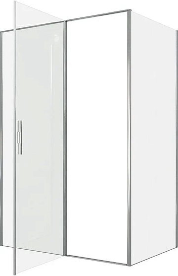 Душевой уголок Allen Brau Priority 140x90, профиль хром, стекло прозрачное