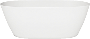 Ванна из искусственного камня Salini Sofia Light S-Sense 165x75 см, отдельностоящая, белая, овальная