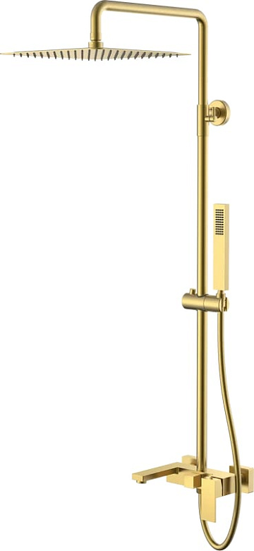 Душевая стойка Boheme Qubic 478-MG, matt gold