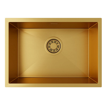 Мойка кухонная Emar PVD EMB-123 PVD Nano Golden