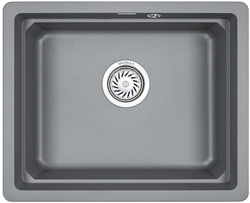 Мойка кухонная Granula Kitchen Space 5501U, алюминиум