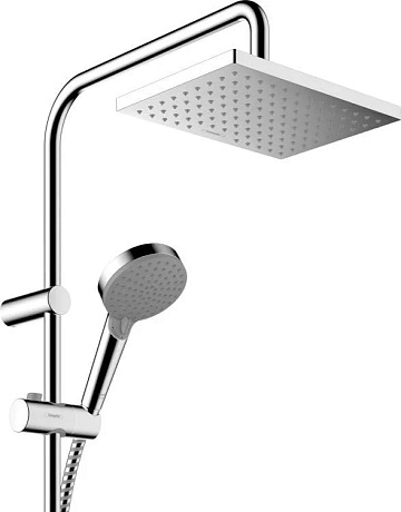 Душевая стойка Hansgrohe Vernis Shape 26286000 Showerpipe 230 1jet, с термостатом, хром