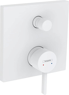 Встраиваемый смеситель Hansgrohe Finoris 76415700 матовый белый