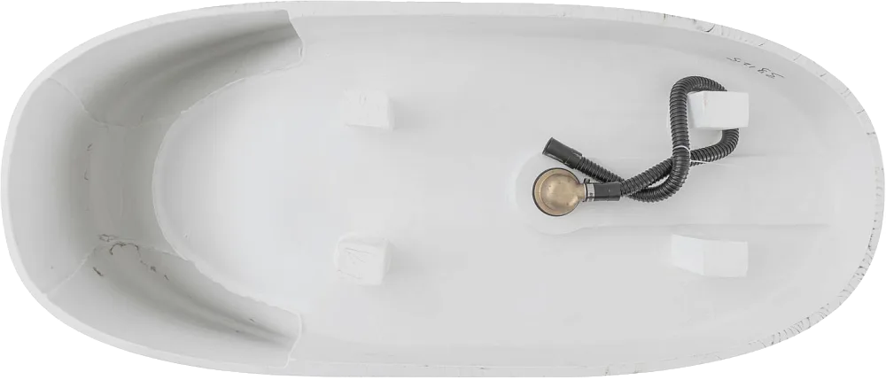 Ванна из искусственного камня Allen Brau Krion Neo XL 180x80 см, отдельностоящая, матовая белая, ова Sancos — официальный сайт