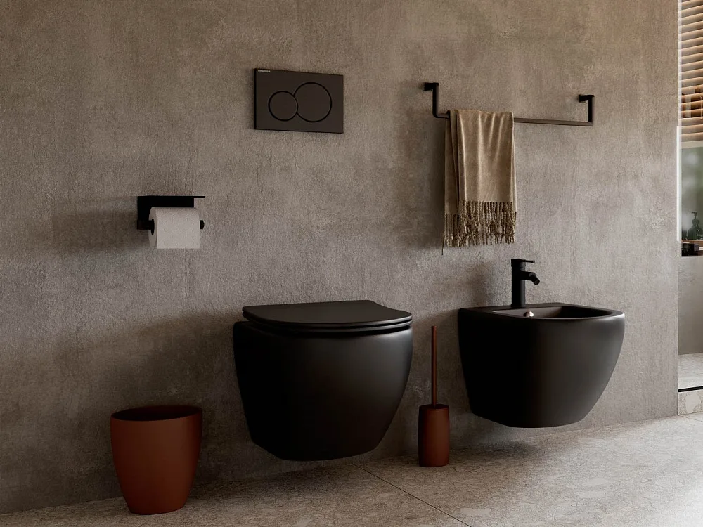 Биде подвесное Ceramicanova Metropol CN4003MB Sancos — официальный сайт