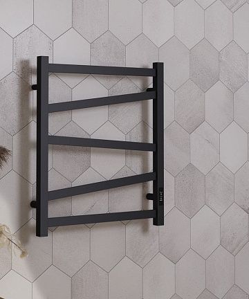 Полотенцесушитель электрический APEXTERMO Генезис GN00165BM 60x55 см, подключение справа, слева, скр