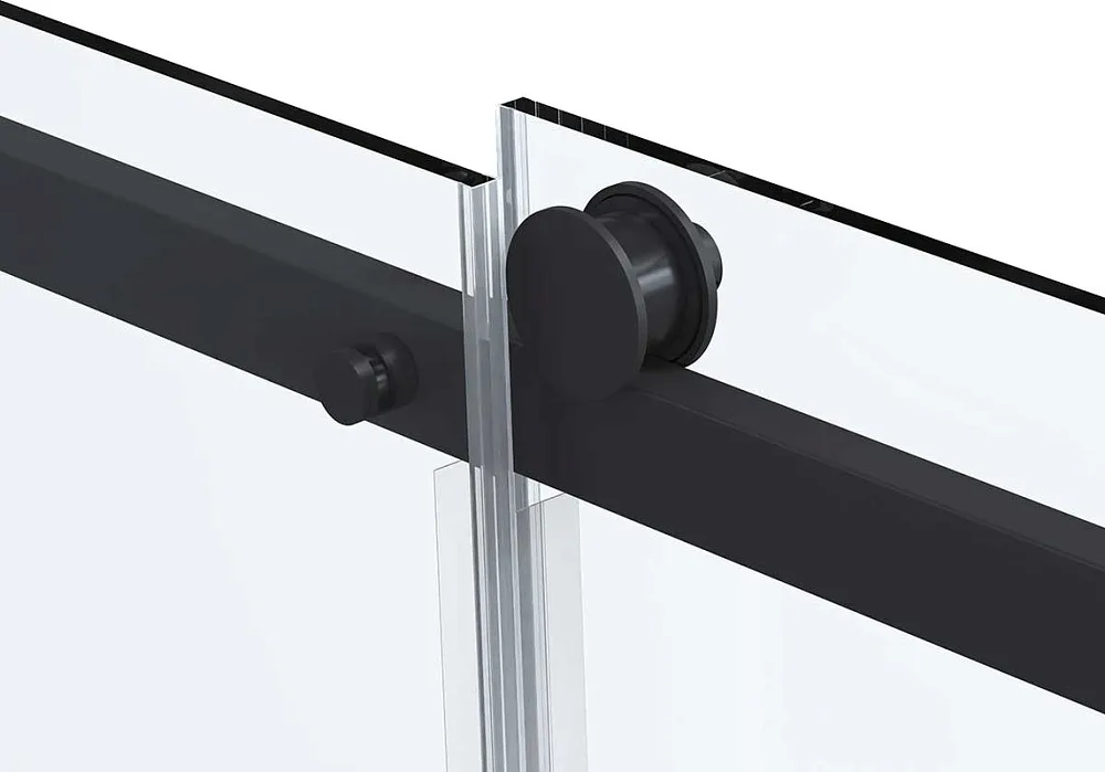 Душевая дверь в нишу Vincea Como Soft VDS-1CS130CLB 130 см профиль черный Sancos — официальный сайт