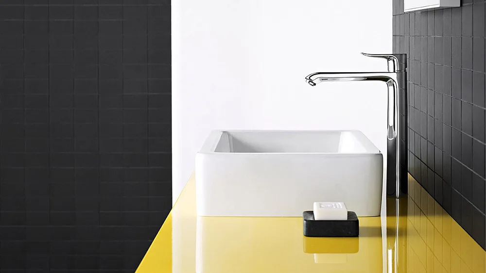 Смеситель для раковины Hansgrohe Metris 31082000 Sancos — официальный сайт