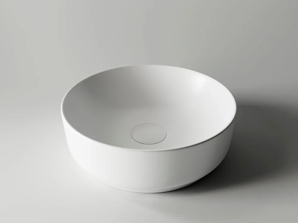 Накладная раковина Ceramicanova Element CN6006 белый матовый Sancos — официальный сайт