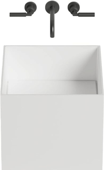 Накладная раковина Salini Armonia Square 03 130513G белый