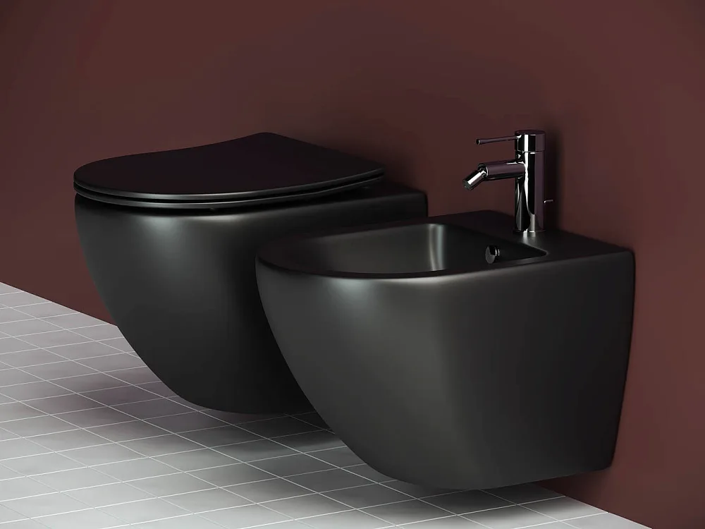 Биде подвесное Ceramicanova Metropol CN4003MB Sancos — официальный сайт