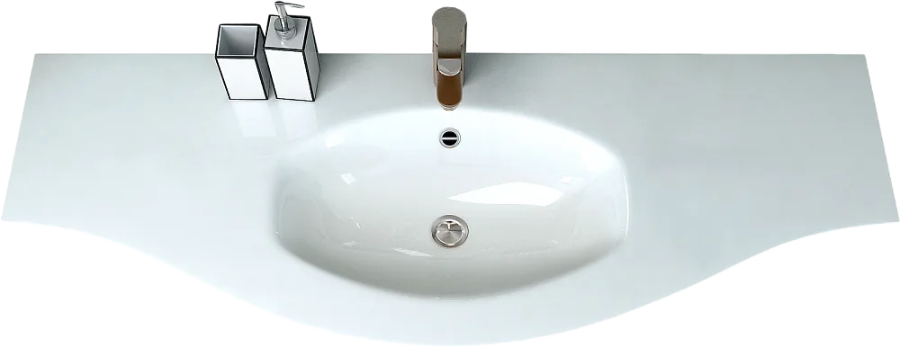 Мебельная раковина Cezares 50155 Bianco138 см Sancos — официальный сайт