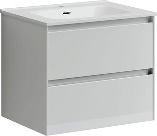 Тумба под раковину Sancos Cento 60 подвесная белый глянец, CN60W