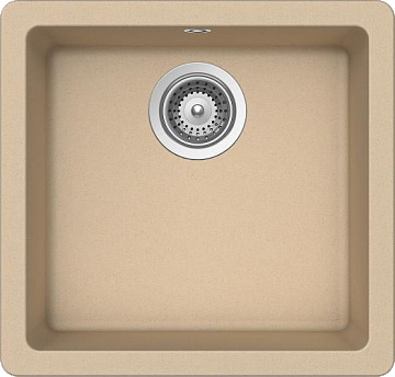 Мойка кухонная Schock Quadro 700516U 50 Cristalite лунный камень