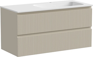 Тумба под раковину Sancos Snob T 100 подвесная Beige soft (капучино), SNT100RCE