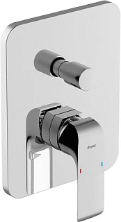 Встраиваемый смеситель Ravak Flat X070123 нержавеющая сталь