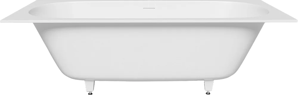 Ванна из искусственного камня Salini Ornella Axis Kit S-Sense 190x90 см, встраиваемая, белая, на нож Sancos — официальный сайт