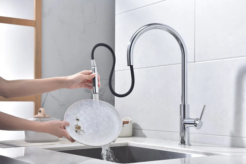 Смеситель для кухни Paulmark Senso Se215180-CR хром Sancos — официальный сайт