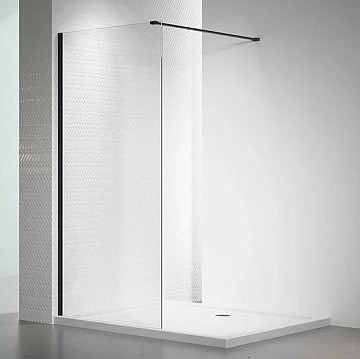 Душевая перегородка Veconi Korato KR72B-80-01-C7 80 см, профиль матовый черный