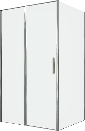 Душевой уголок Allen Brau Priority 120x80, профиль хром, стекло прозрачное