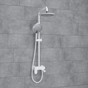 Душевая стойка Wasserkraft Mindel 8500 A185.067.059.WM, белая