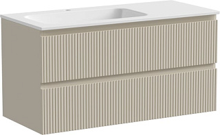 Тумба под раковину Sancos Snob T 100 подвесная Beige soft (капучино), SNT100LCE