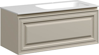 Тумба под раковину Sancos Very 100 R подвесная Beige soft (капучино), VR100RCE
