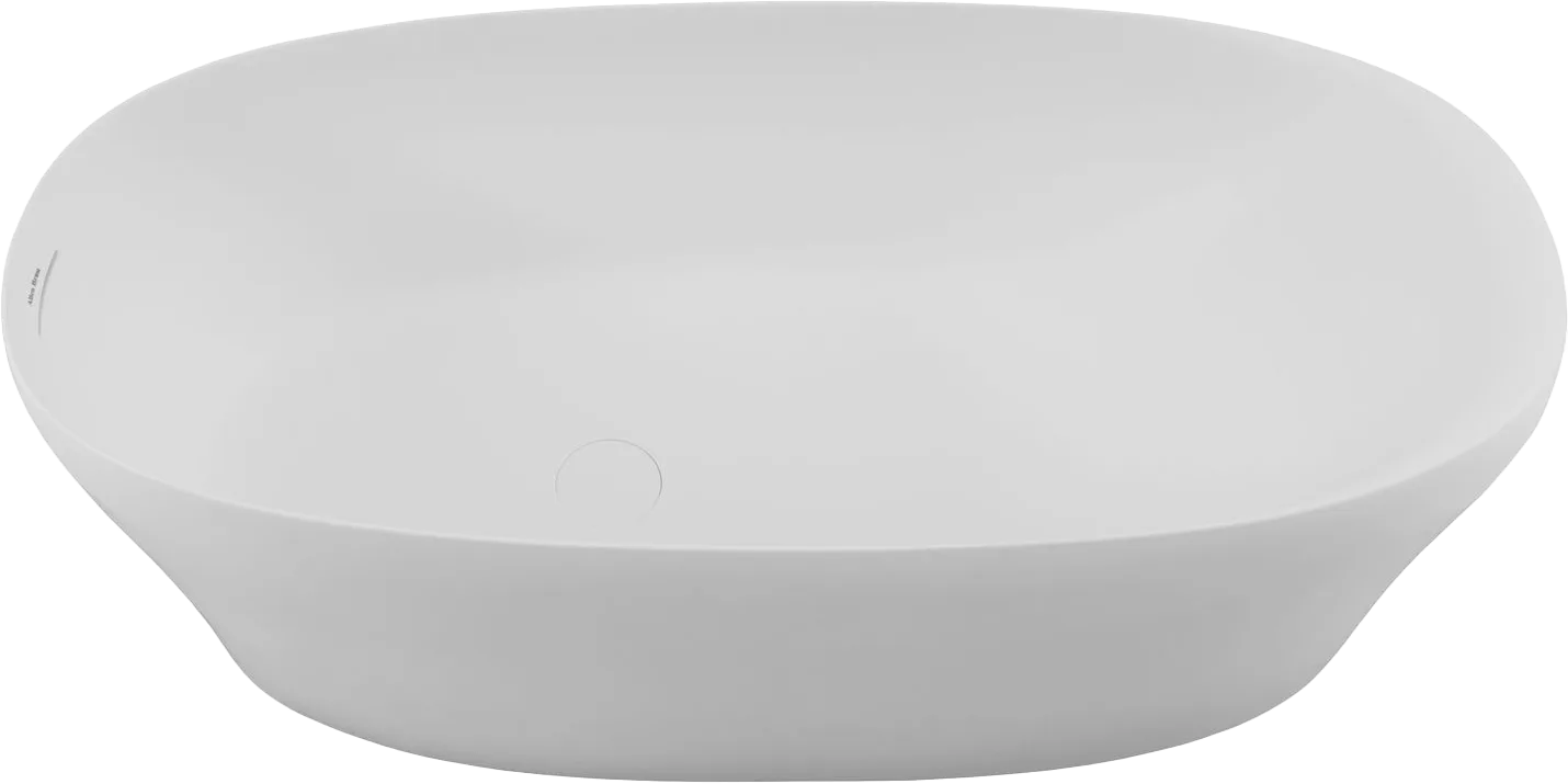 Ванна из искусственного камня Allen Brau Krion Neo 170x80 см, отдельностоящая, матовая белая, овальн Sancos — Оригинал