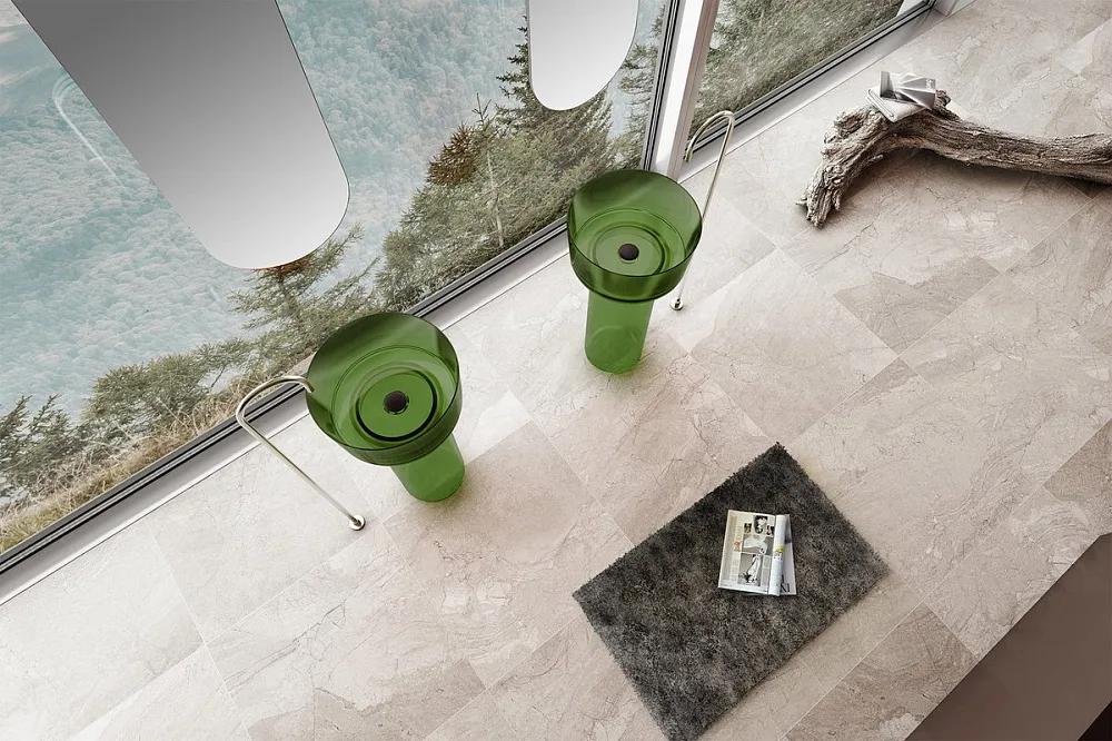 Раковина Abber Kristall AT2702Emerald зеленая Sancos — официальный сайт